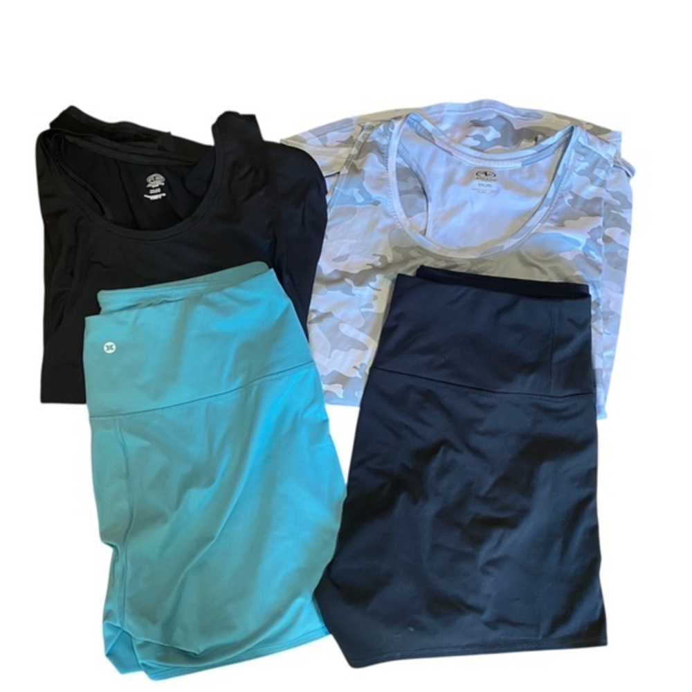 Athletic Works Light Blue Activewear Bundle Plus Sized